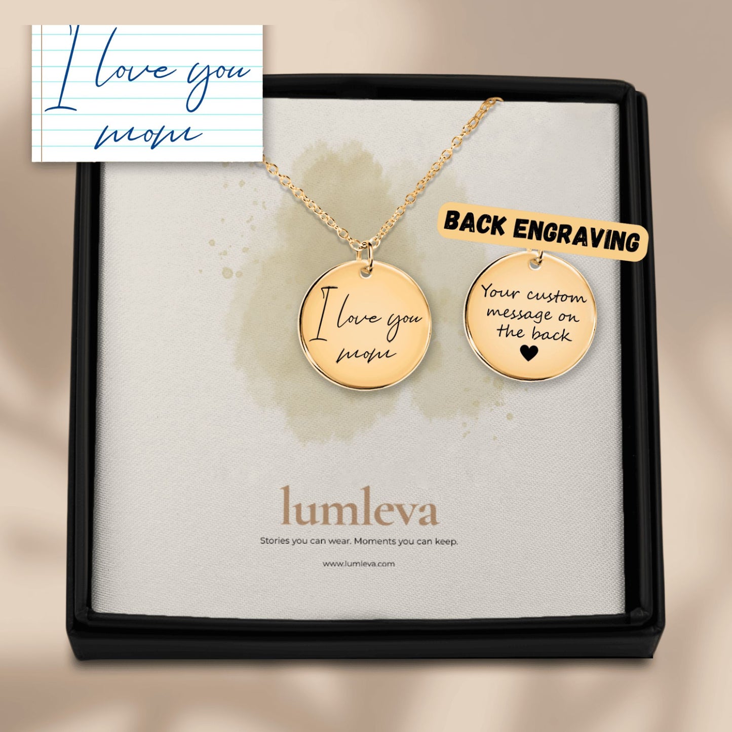 Custom Handwritten Pendant