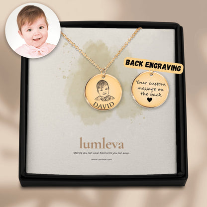 Baby Portrait Necklace